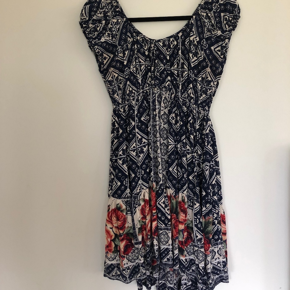 Flowy floral dress